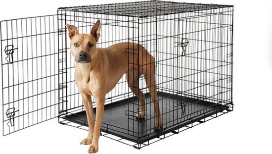 Hondenbench heavy duty 108x76x87 cm - Kooi kopen? | Korting tot 54