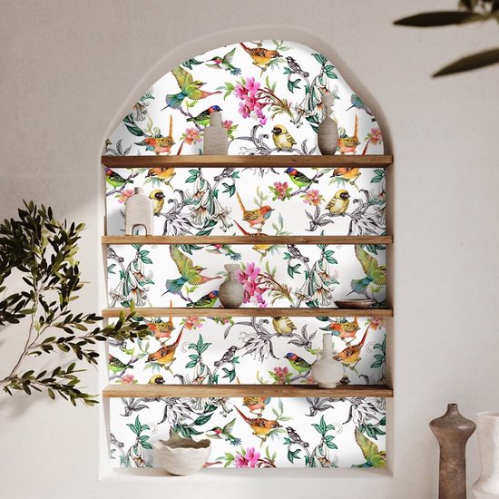 Papier Peint Autocollant En Vinyle Pour Meubles - 44 X 300 Cm - Motif