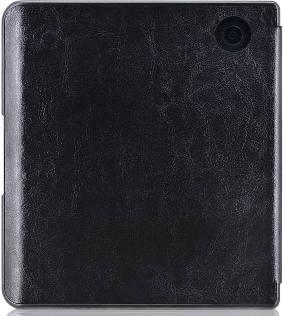 Hoesje geschikt voor Kobo Libra Colour - Book Case Premium Sleep Cover Leer Hoes met Auto/Wake Functie - Zwart van MMOBIEL — afbeelding 3