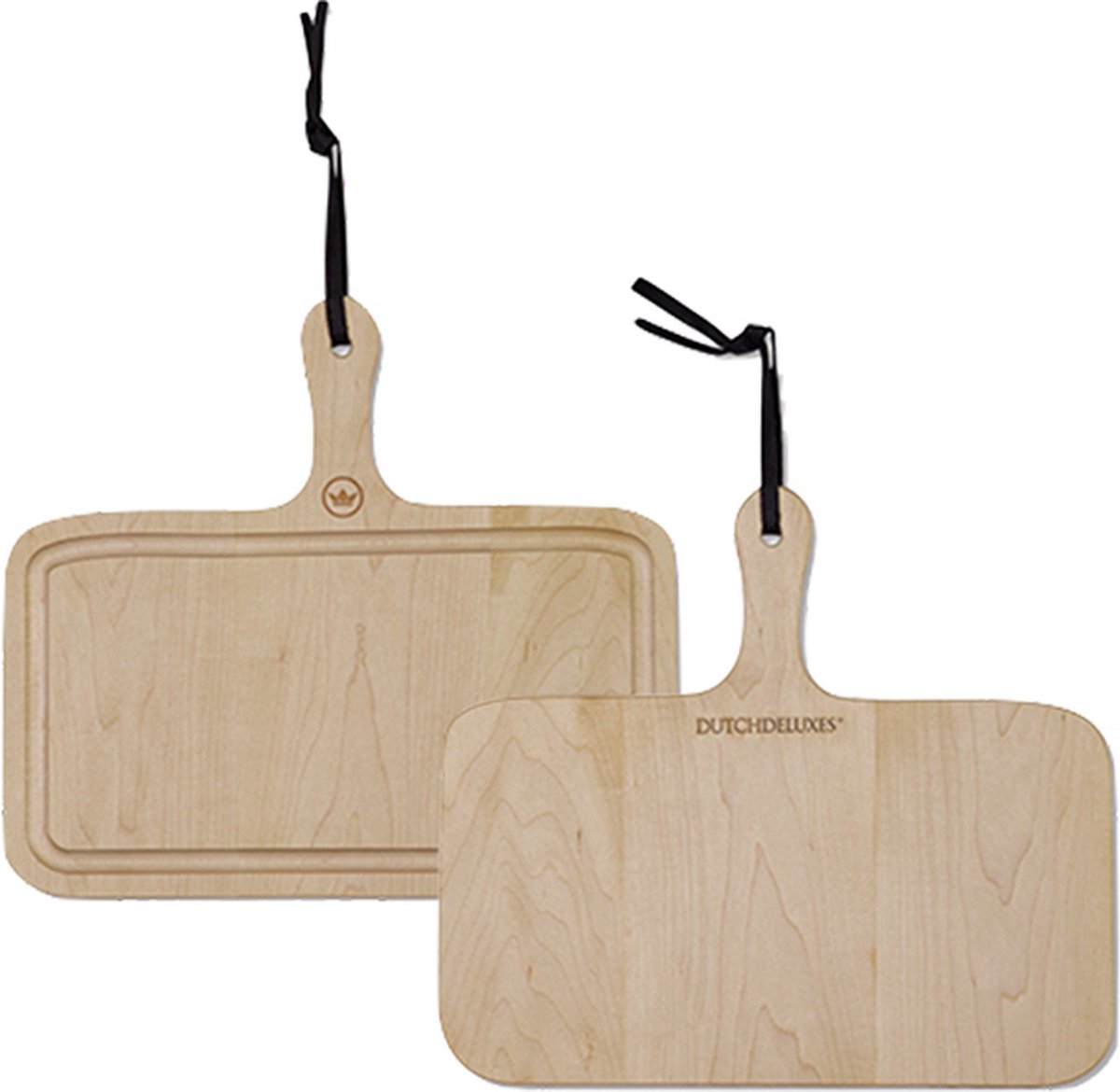 Dutchdeluxes - Broodplank - Rechthoek - XS - Geoliede esdoornhout - Bruin