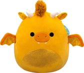 Squishmallows - Mister - Gold Dragon W/Sparkle Belly 40cm pluche