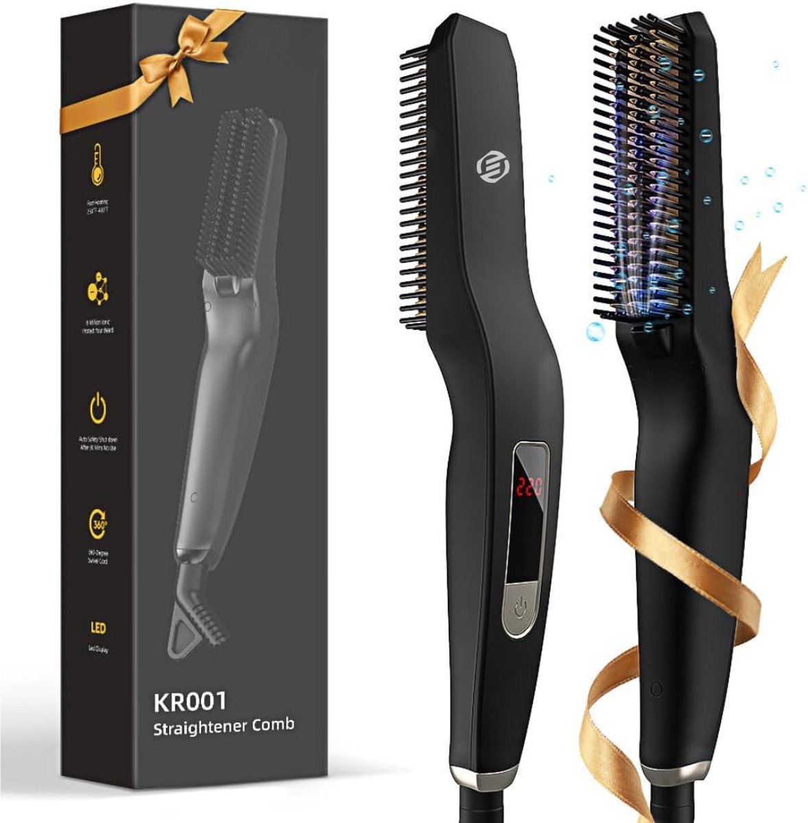Equivera Baard Stijltang Baard Styler Baard Stijlborstel Baard Stijler Baardborstel Baard Borstel Must Have Voor Mannen