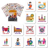 Smarfer - Extra STICKERS voor Magnetische pictogrammen voor weekplanner planbord - Kleur - voor kinderen - dagritme – autisme planner - magneetjes - routine