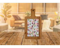 Little Creations LC DIY Pakket Mozaïek Borrelplank Klein Groen.