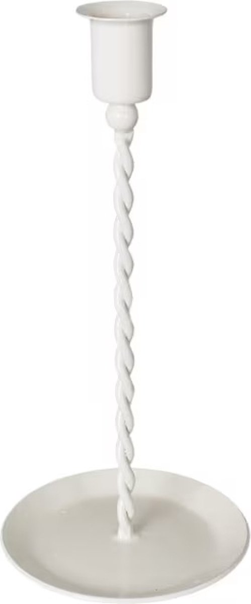 Strömshaga Kaarsenhouder Estelle Laag Off-White 22cm