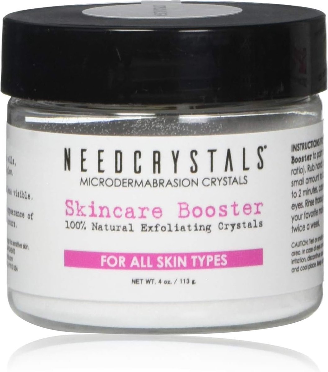 Goedkoopste Needcrystals Skincare Booster Microdermabrasion Crystals 113g - Professionele Gezichts- en Lichaamsexfoliatie voor Thuis