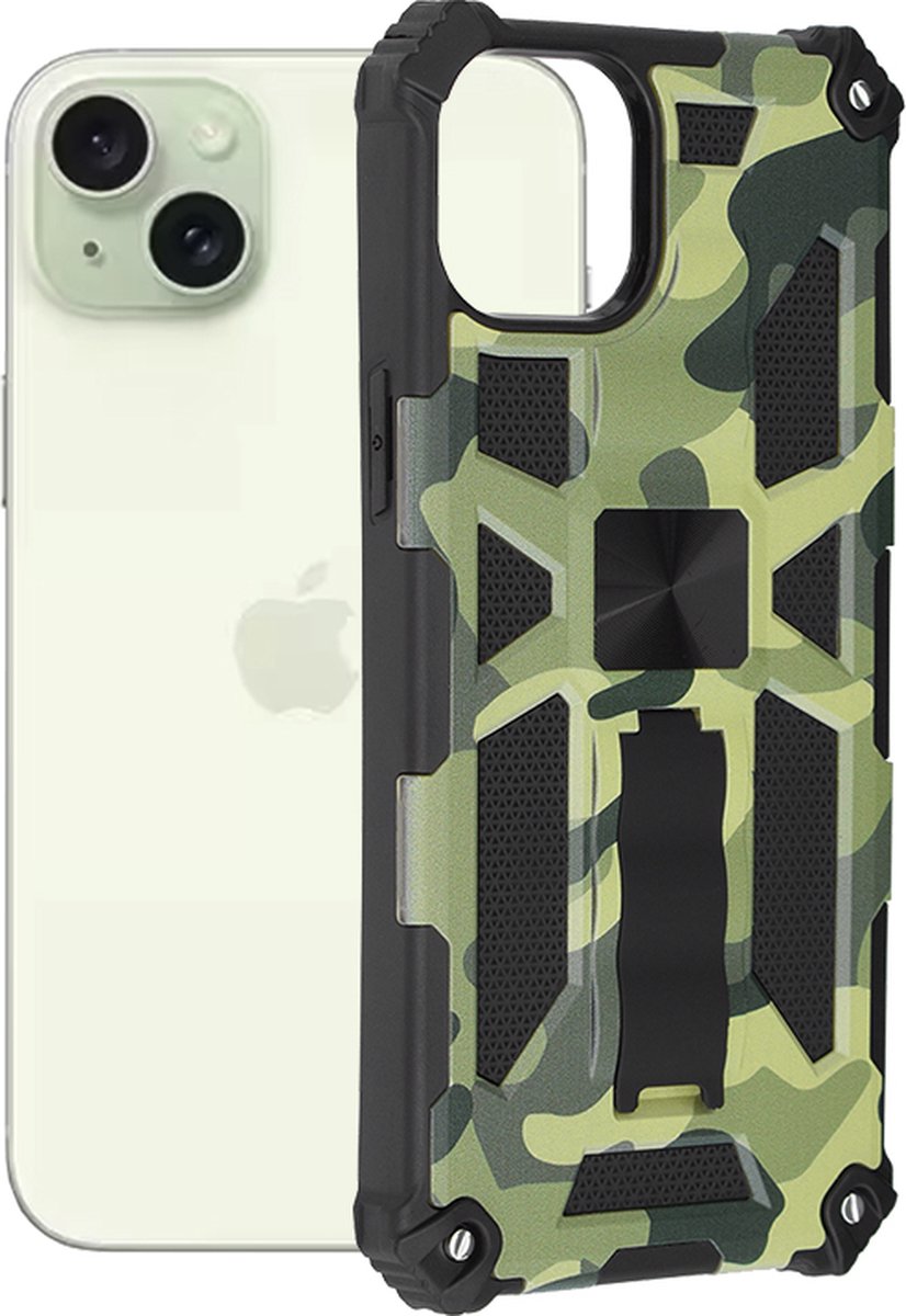 Techsuit Blazor Back Cover voor Apple iPhone 15 Plus - Groen