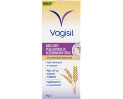 Vagisil® Crème 30g - Bij Vaginale Jeuk of Irritatie - Verzacht en Beschermt de Gevoelige Huid - Helpt tegen Jeuk en Droogheid - Vocht Crème - Gynaecologisch Getest - Hypoallergeen - pH Neutraal - Vrij van Parabenen - Milde en Goed Smeerbare Crème