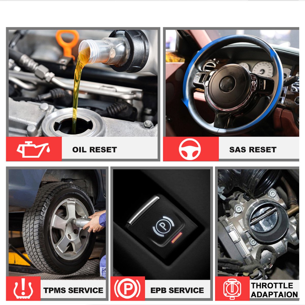 Konnwei KW350 OBD2 Scanner - Auto uitleesapparatuur - Storing verwijderen - Service reset - ABS - SRS - Voor Audi, Volkswagen en Seat thumbnail 5
