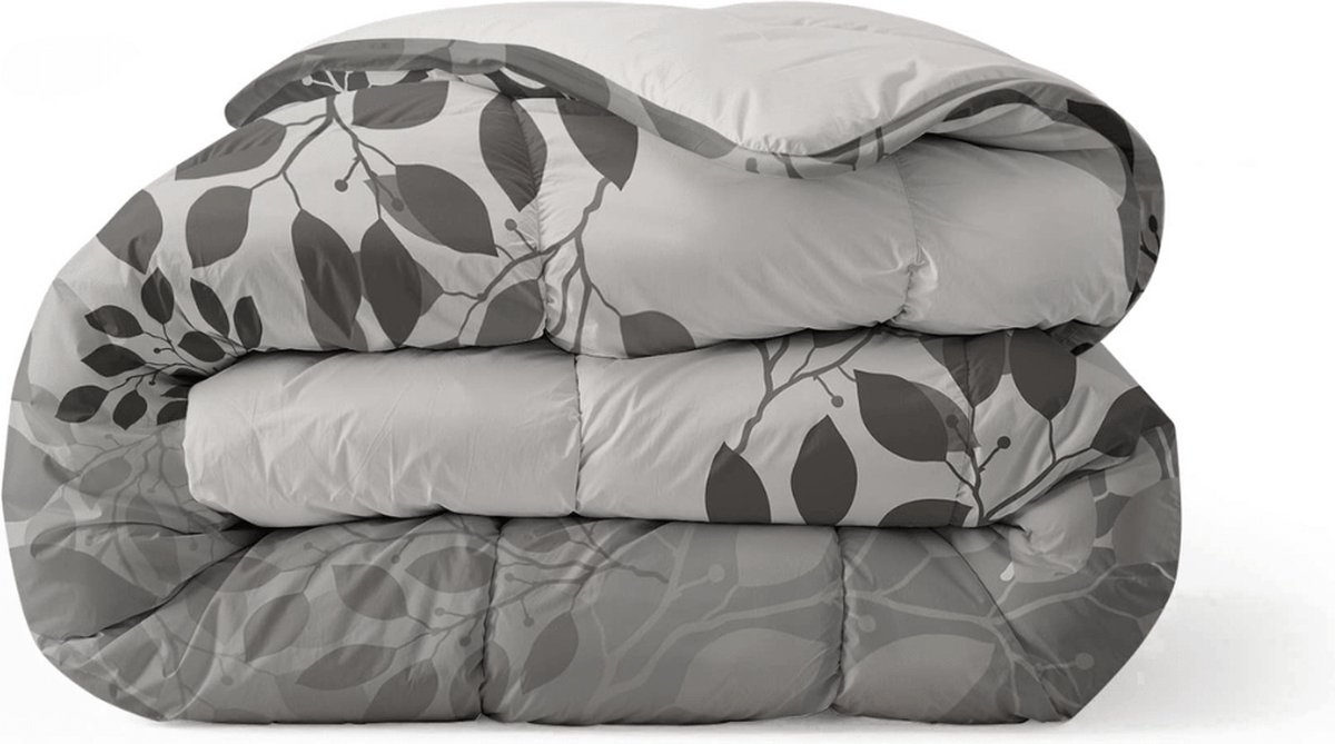 Zelesta Everyday Design Silver Wilderness 200x200cm - Dekbed zonder overtrek - 30 dagen proefslapen - Wasbaar hoesloos dekbed - Bedrukt dekbed - All year zomerdekbed & winterdekbed