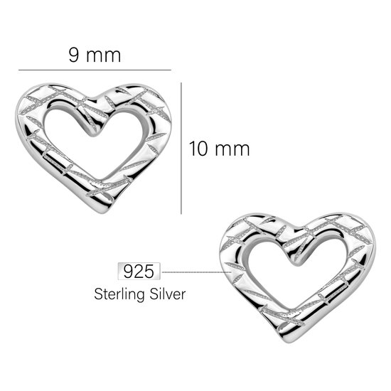 Sofia Milani HEART - Orecchini - silver coloured