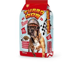 Turbo - Hondenvoer - Hondenbrokken - Adult - Rundsmaak - 10kg