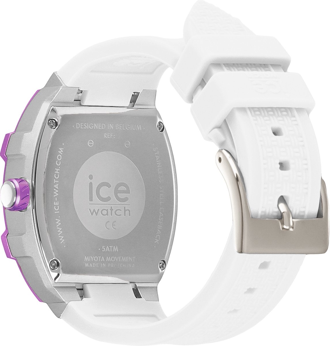 Ice Watch Ice Boliday - Kids Princess 023328 Horloge - Siliconen - Wit - Ø 41.5 mm