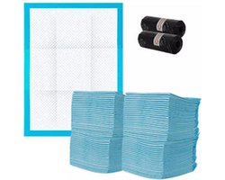 Hondentoilet - Trainingspad - Zindelijk Maken - 45x33 cm - Blauw - 100 Stuks