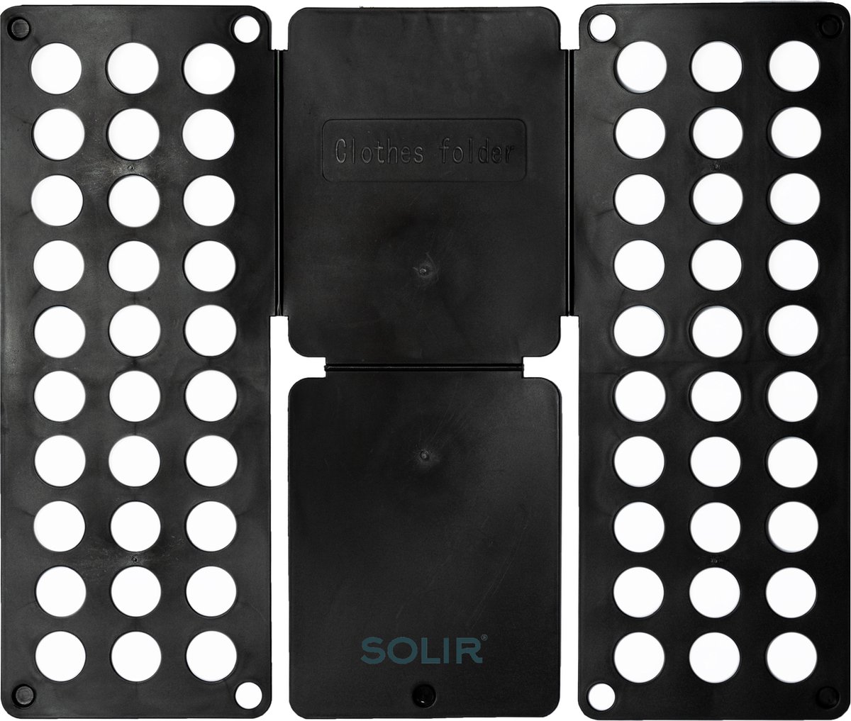 Solir Premium Kleding Organizer Opbergsysteem - Vouwplank voor Shirt, Overhemden en Truien - Jeans en Broeken Organizer - Zwart