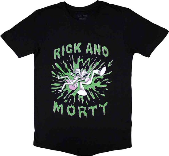Pijama corto hombre 100% algodón Rick y Morty | Rebajas en pijamas de