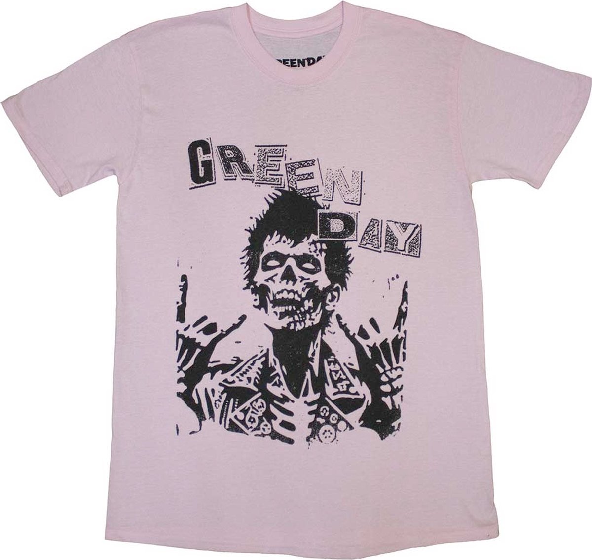 Green Day - Savior Zombie Heren T-shirt - XL - Roze