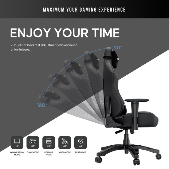 Andaseat Luna Gamingstoel - Ergonomisch met Verstelbare - €219,99