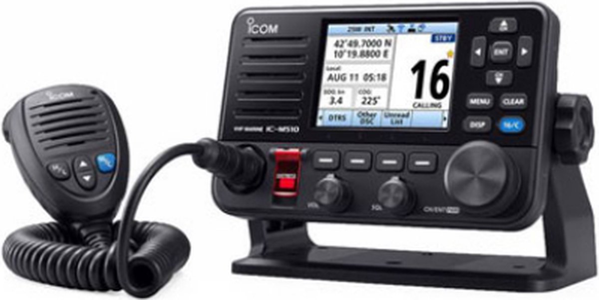 Icom IC-M510E Marifoon IP68 ATIS, GPS, Klasse-D DSC en WLAN functie