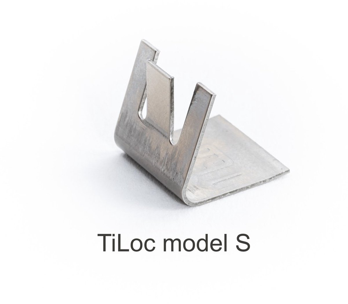 Voegklem Tiloc-S rvs (zak à 50 st.)