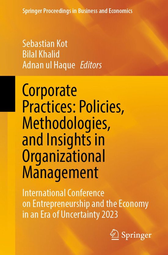 Springer Proceedings in Business and Economics - Corporate P ... - cover