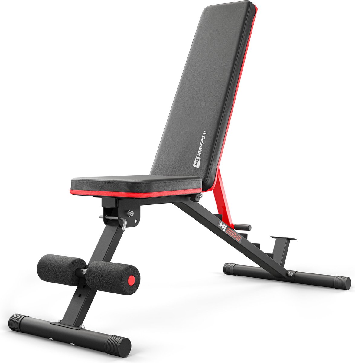 Hop-Sport Trainingsbank HS-2050HB - Inklapbare Multifunctionele Fitnessbank met 6 Verstelbare Rugstanden - Duurzame Halterbank Voor Thuis - Belastbaar Tot 160 kg - Ideaal Voor Krachttraining Hop-Sport Trainingsbank HS-2050HB - Inklapbare Multifunctionele Fitnessbank met 6 Verstelbare Rugstanden - Duurzame Halterbank Voor Thuis - Belastbaar Tot 160 kg - Ideaal Voor Krachttraining