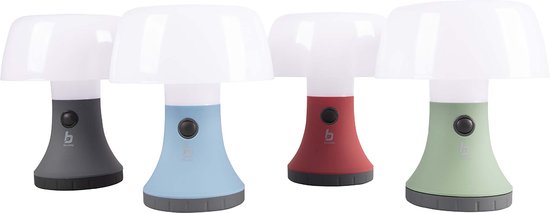 Bo-Camp - Tafellamp met kap - Sirius - High Power Led - 70 Lumen - Rood van Bo-Camp — afbeelding 3