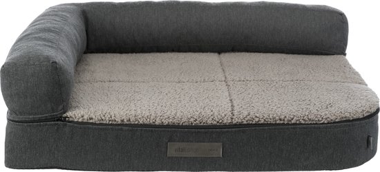 Trixie - Vital Hondenmand Sofa Bendson Orthopedisch Grijs - 100 x 80 cm