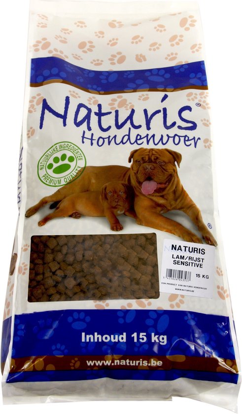 Naturis Krokante Brok Lam/Rijst Sensitive 15kg
