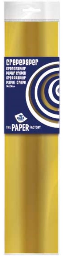 Papier Crêpe Original Haza The Paper Factory 250 Cm Gold