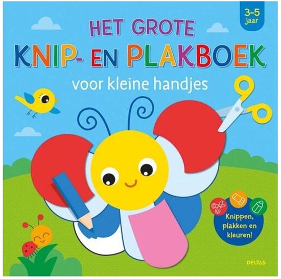 Het grote knip- en plakboek voor kleine handjes (3-5 j.) - cover