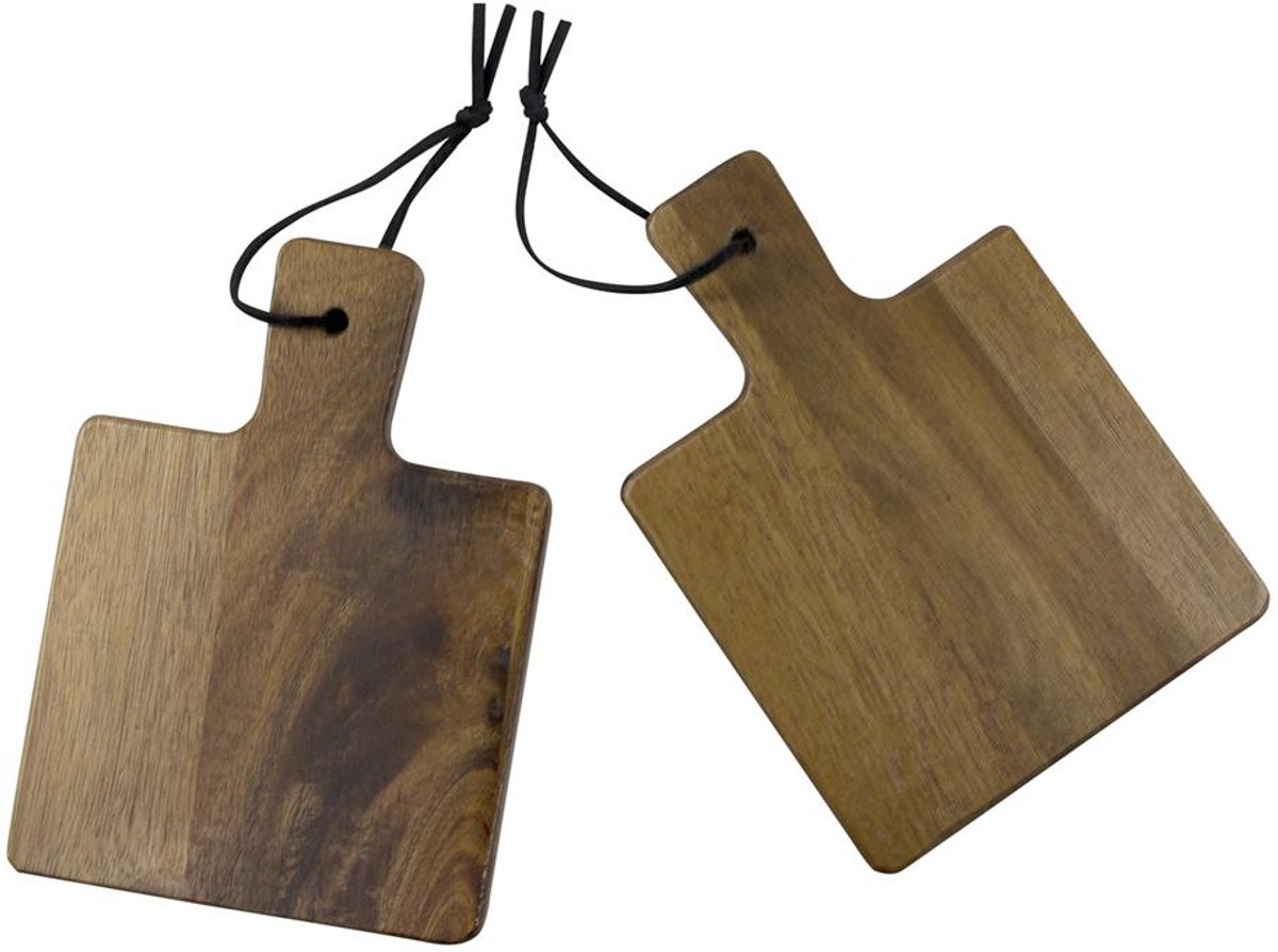 Onderzetters Acacia 10x14cm set a 2st
