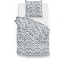 Zohome Samanta Dekbedovertrek - Eenpersoons - Katoen - 140x200-220cm - Blauw