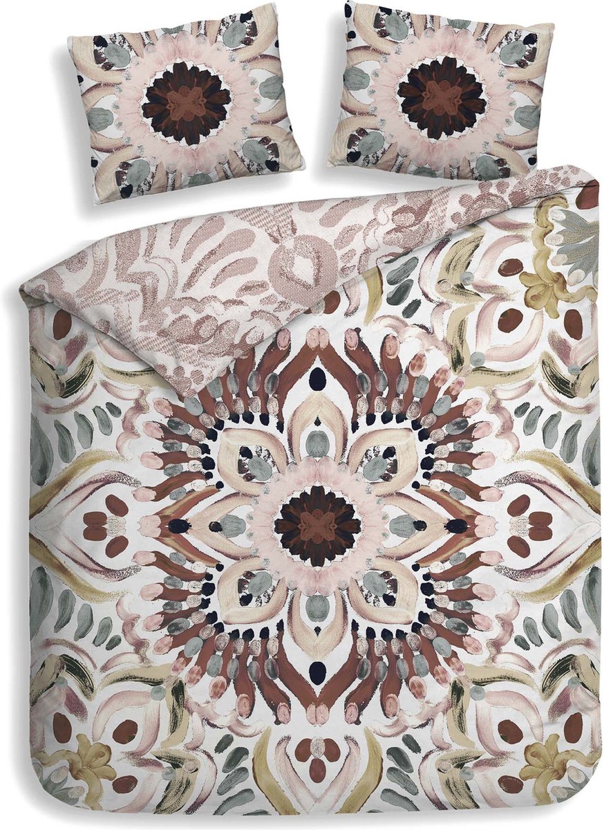 Heckettlane Thelma Dekbedovertrek - Tweepersoons - Katoen - 200x200-220cm - Multi