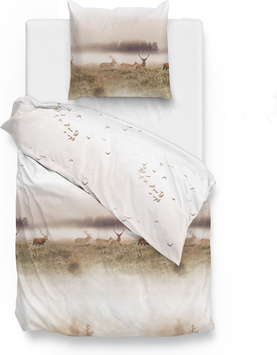 Zo! Home Zohome Burak Dekbedovertrek - Eenpersoons - Katoen - 140x200-220cm - Roze