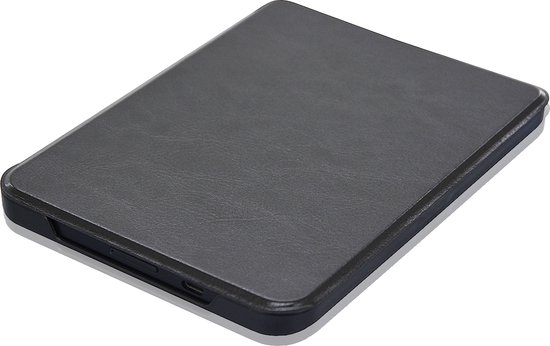 Goodline® - Hoesje geschikt voor de Kobo Clara HD (6") N249 - Hard Cover Hoes / Slimfit Sleepcover - Zwart van Goodline — afbeelding 3