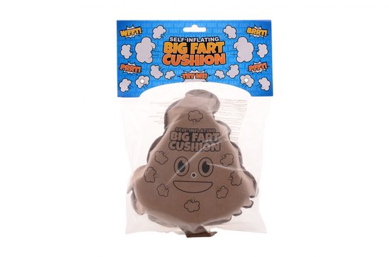 Johntoy Scheetkussen Funny drol - Zelf opblaasbaar fopartikel van rubber en kunststof