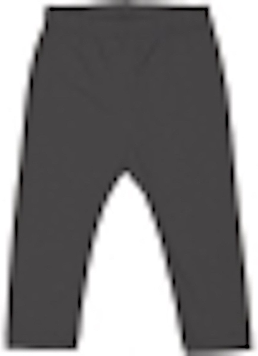 Legging antraciet 62/68 biologisch katoen
