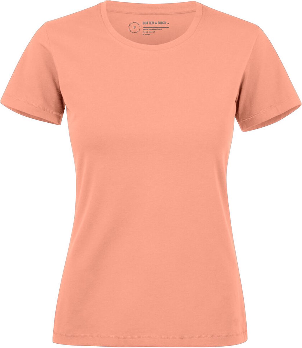 Cutter & Buck Manzanita Roundneck Dames 353409 - Papaya - XL