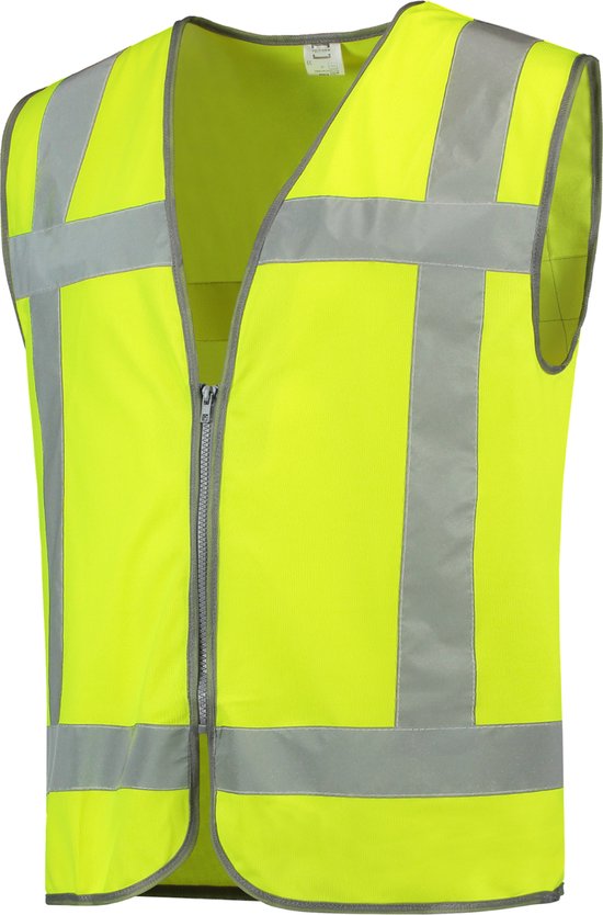 Tricorp - Veiligheidsvest RWS Rits - fluor geel - maat XL-XXL