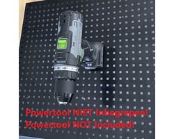 Houder geschikt voor LUX-Tools 20V Tools - Toolhouder - Wandbevestiging - Wall Mount - Power Tool NIET Inbegrepen!