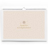 Maan Amsterdam - Familie weekplanner - A4 - Eclipse - Neutrale kleuren