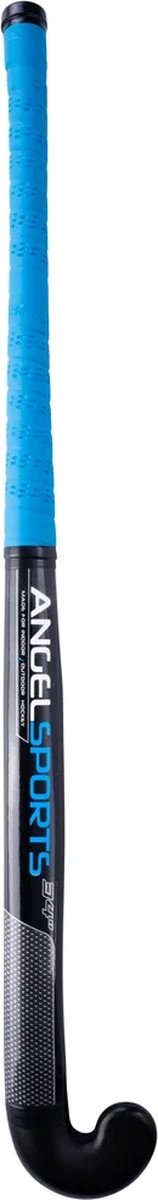 Hockeystick 36,5” – Kunststof Straathockeystick Blauw – Slijtvaste Indoor & Outdoor Hockey Stick – Extra Lengte voor Bereik en Controle – Engelhart