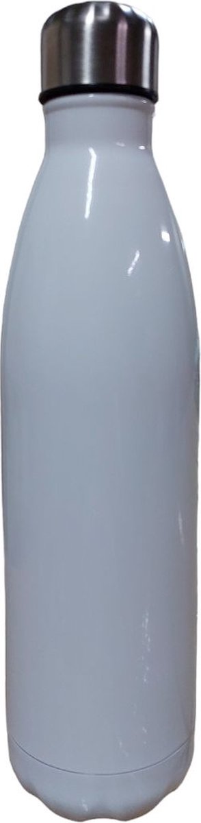 Waterfles – Drinkfles 750 ml 26oz - Wit - BPA & Lekvrij - Waterfles isolatie - Thermosbeker - Dubbele isolatie drinkflessen - Kinderen & volwassenen.
