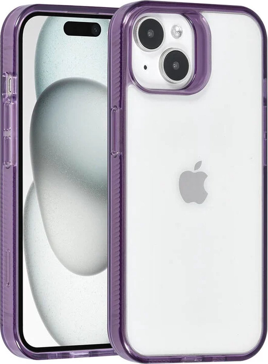UNIQ Accessory iPhone 15 Backcover hoesje - Paars
