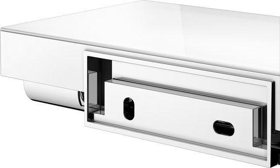 KEUCO Vervangende Rolhouder Van Metaal, Hoogglans Verchroomd, Wc Voor Badkamer En Gastentoilet 2 Rollen Toiletrolhouder Edition 90 663601028