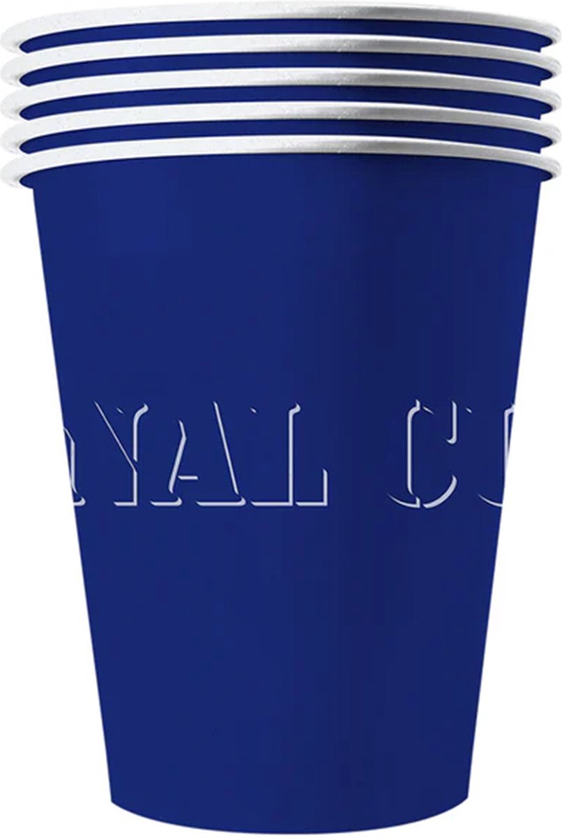 ORIGINAL CUP - 20 Amerikaans blauwe recyclebare kartonnen bekers 53 cl