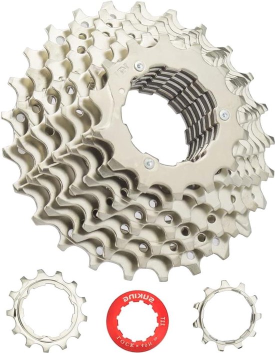 Pignon Cassette 9 Vitesses Type Fileté - 13-32T, Acier Argenté - Compatible VTT Et SRAM/Sunrace - 7