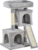 Bol.com PawHut Kattenboom kattenkrabpaal met sisalpalen krabpaal D30-286 aanbieding