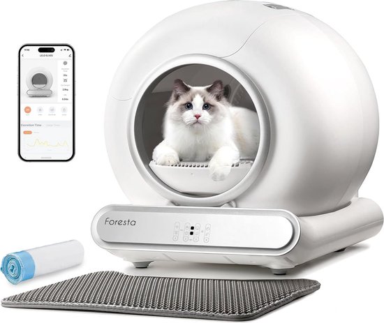 Foresta XXL zelfreinigende automatische kattenbak